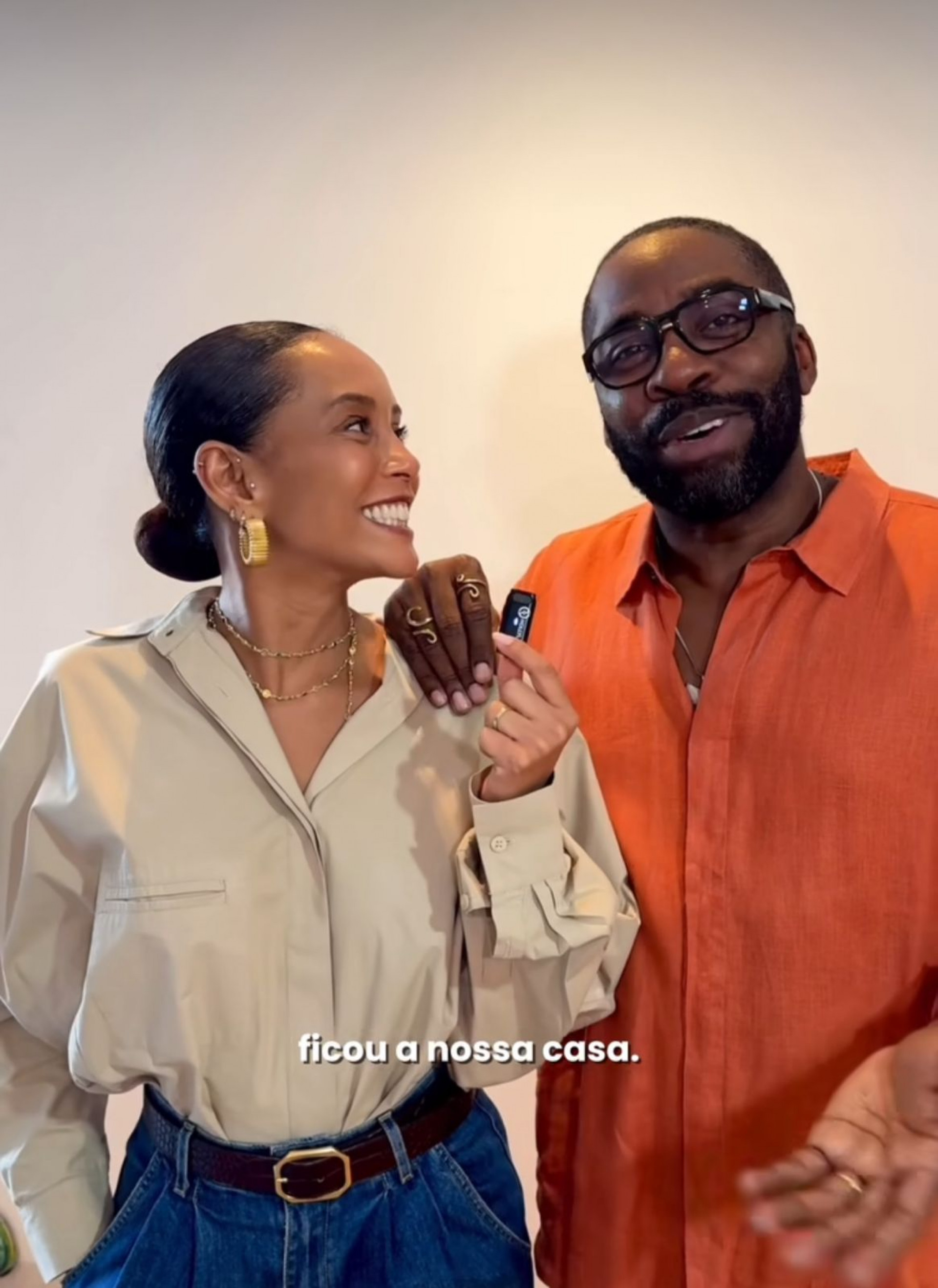 Casal mostra andamento da obra na casa nova - / reprodução Instagram