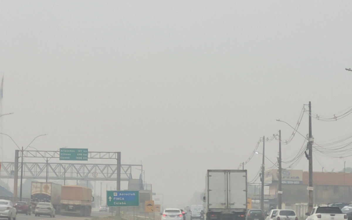 Porto Velho atinge nível mais grave em escala que mede poluição do ar