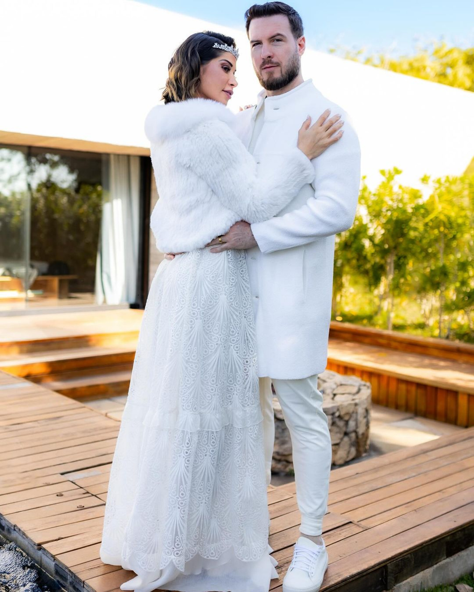 Maíra Cardi e Thiago Nigro celebram um ano de casamos e renovam votos em festa  - Reprodução / Instagram 