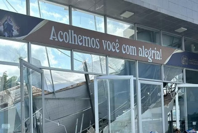 Como é o santuário afetado por desabamento no Recife?