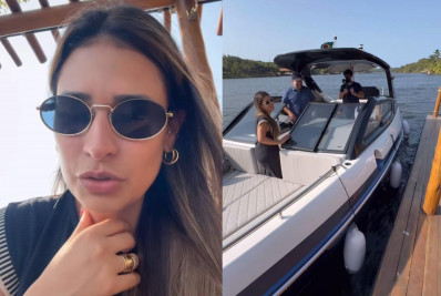 Simone Mendes celebra ao comprar lancha feita sob medida para família