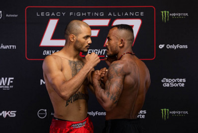 Wellington Prado e Keweny Lopes batem o peso e confirmam a luta principal do LFA 191