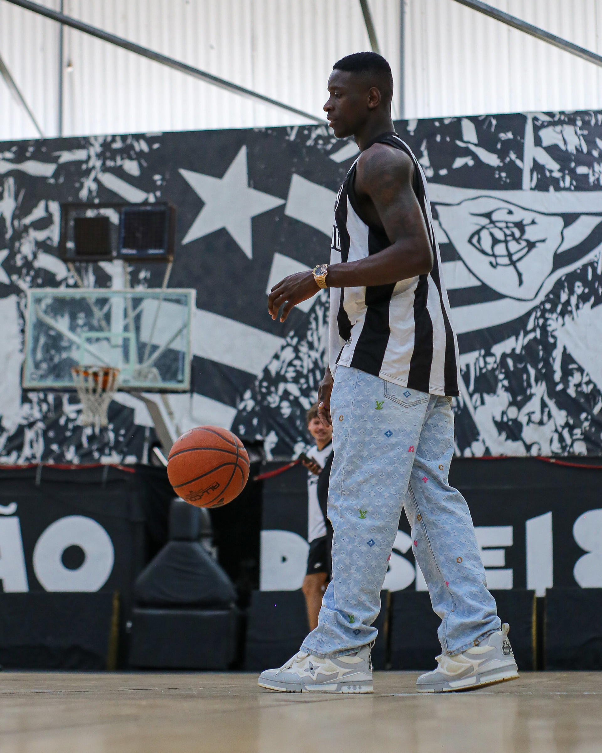 Luiz Henrique, do Botafogo, em General Severiano - Wallace Lima/BFR