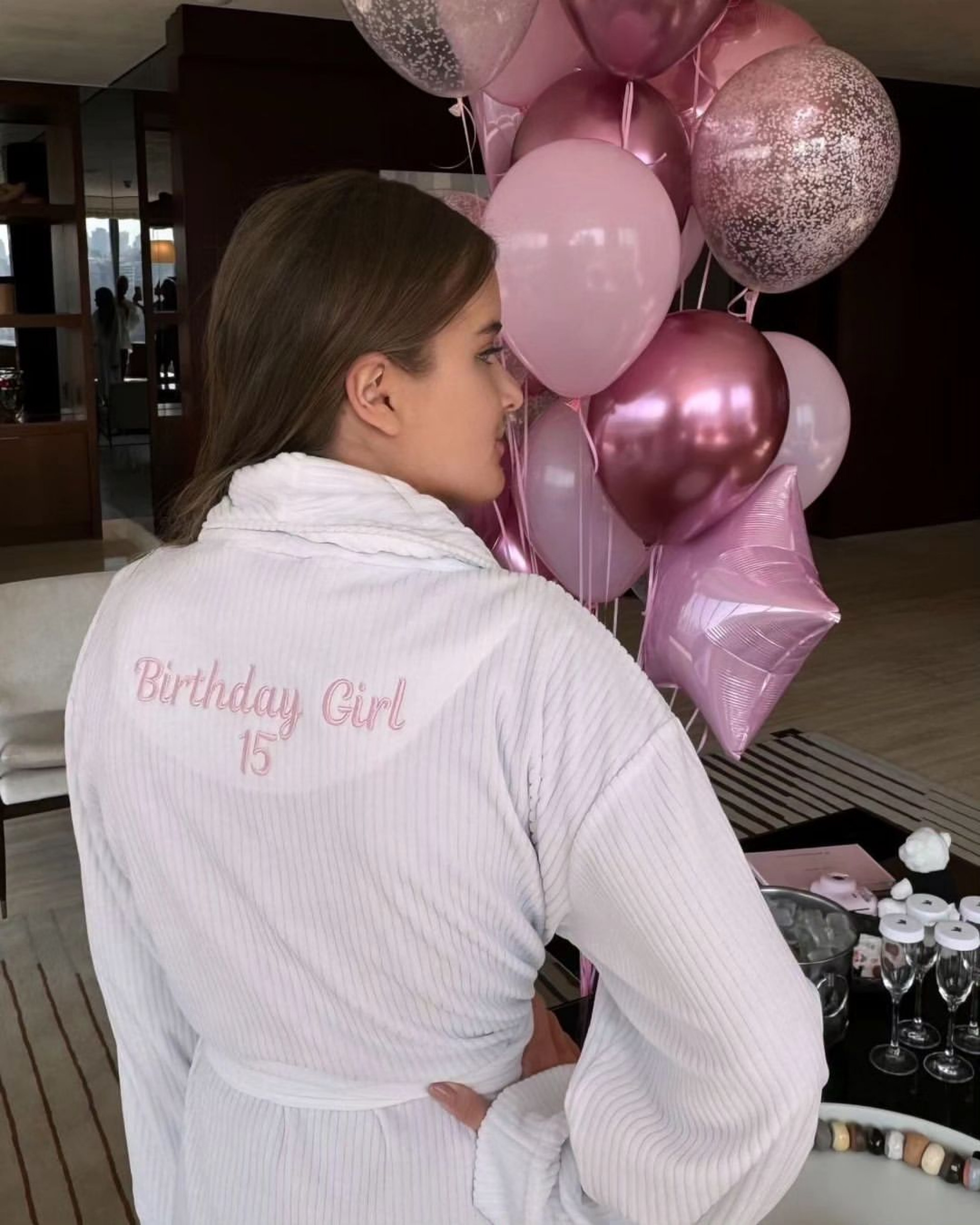 Rafa Justus se arrumando para sua festa de 15 anos
 - Reprodução / Instagram 