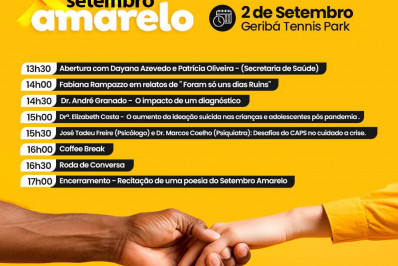 Búzios inicia campanha do Setembro Amarelo com roda de conversa sobre saúde mental 