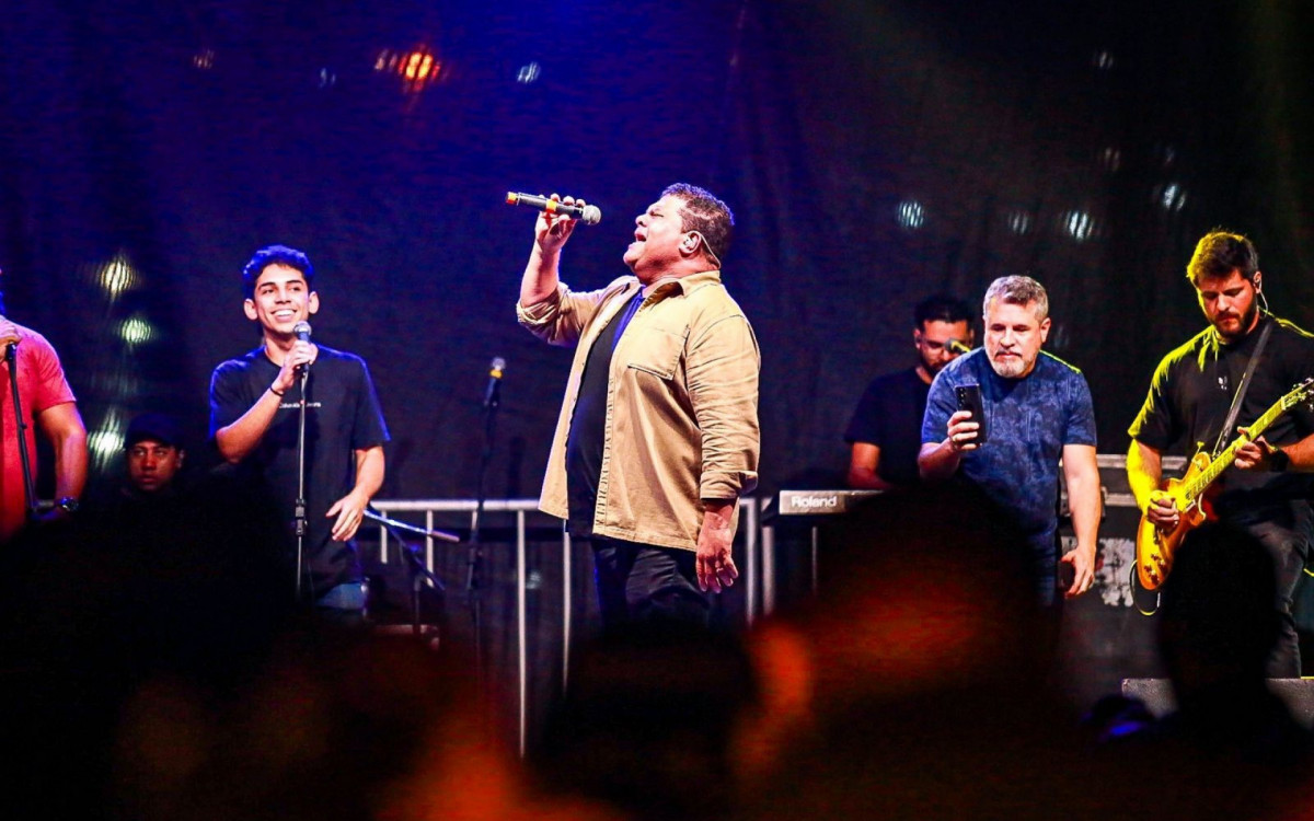 Wilian Nascimento cantou seus principais sucessos e foi acompanhado por um grande público