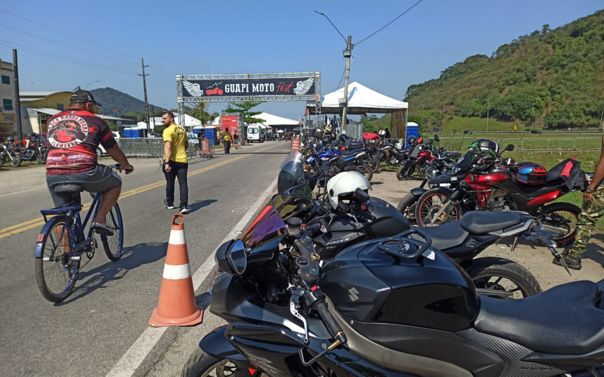 Entrada do Guapi Moto Fest, em Guapimirim - Foto: Divulgação