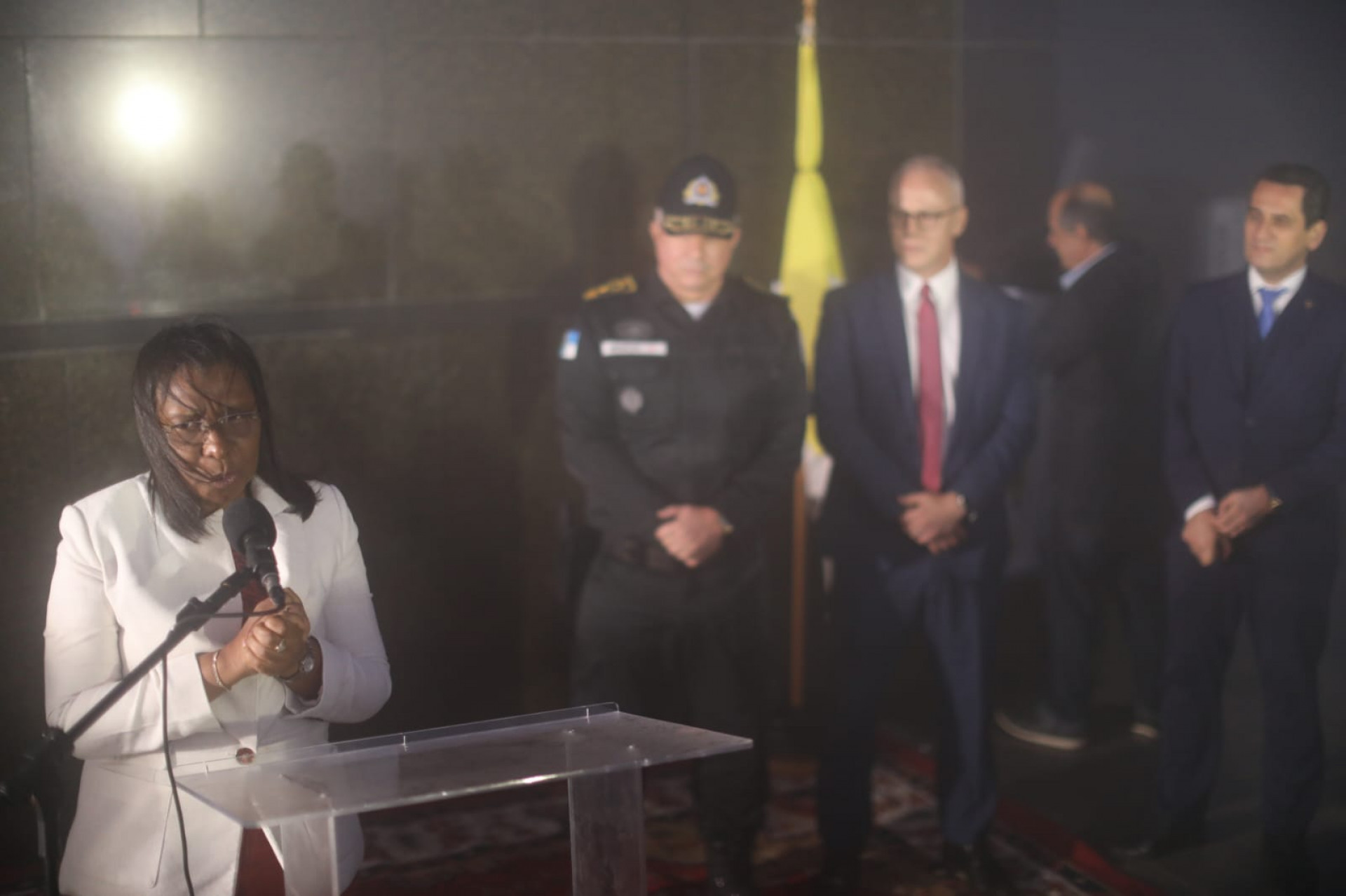 Assinatura do acordo para reconhecer e localizar desaparecidos foi celebrado no Cristo Redentor - Pedro Teixeira / Agência O Dia