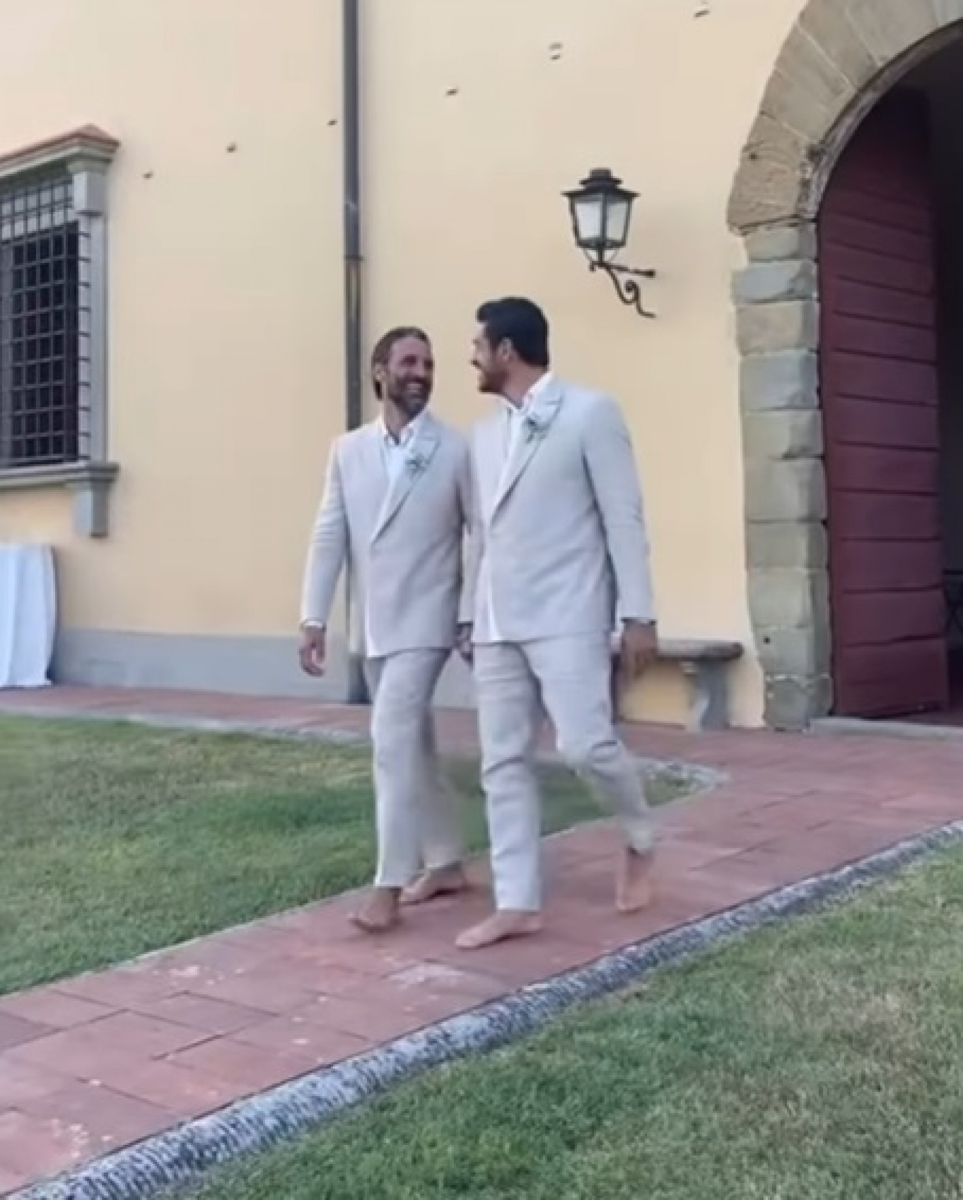 Marco Pigossi e Marco Calvani se casam na Itália - Reprodução de vídeo