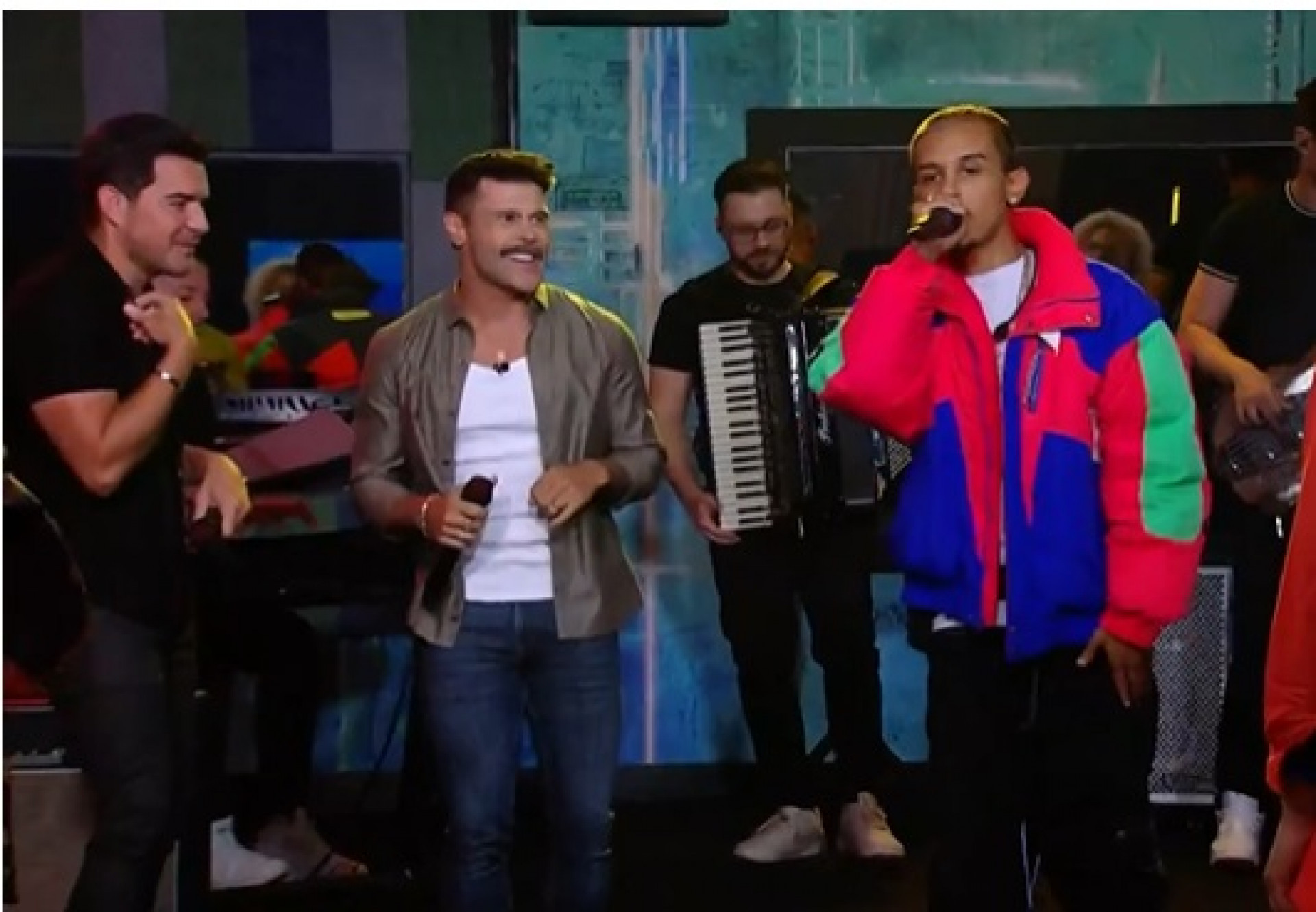 Ramalho se apresenta com Marcos & Belutti na Jam Session - Reprodução de vídeo / TV Globo