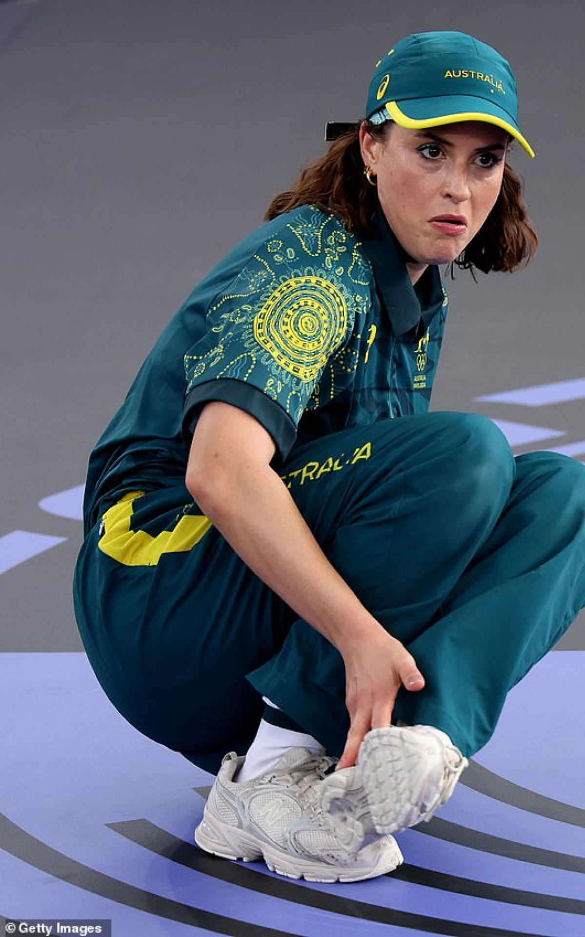 O Breaking estreou nesta edi&ccedil;&atilde;o das Olimp&iacute;adas e o desempenho da australiana Rachael Gunn, 36 anos, acabou virando motivo de piada nas redes sociais
 - Reprodu&ccedil;&atilde;o / Internet