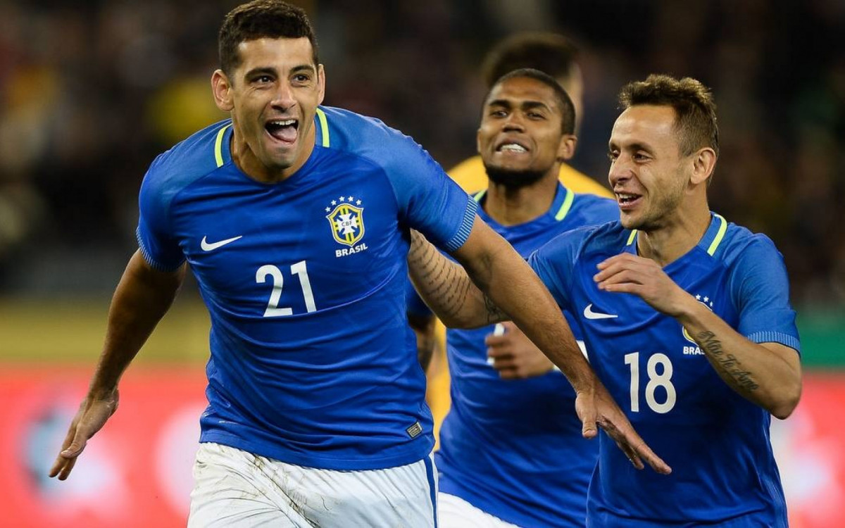 Diego Souza (Sport) - Brasil 4 x 0 Austrália, em 13 de junho de 2017