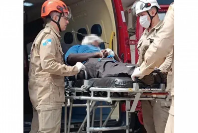 Operário atingido por vergalhão recebe alta médica