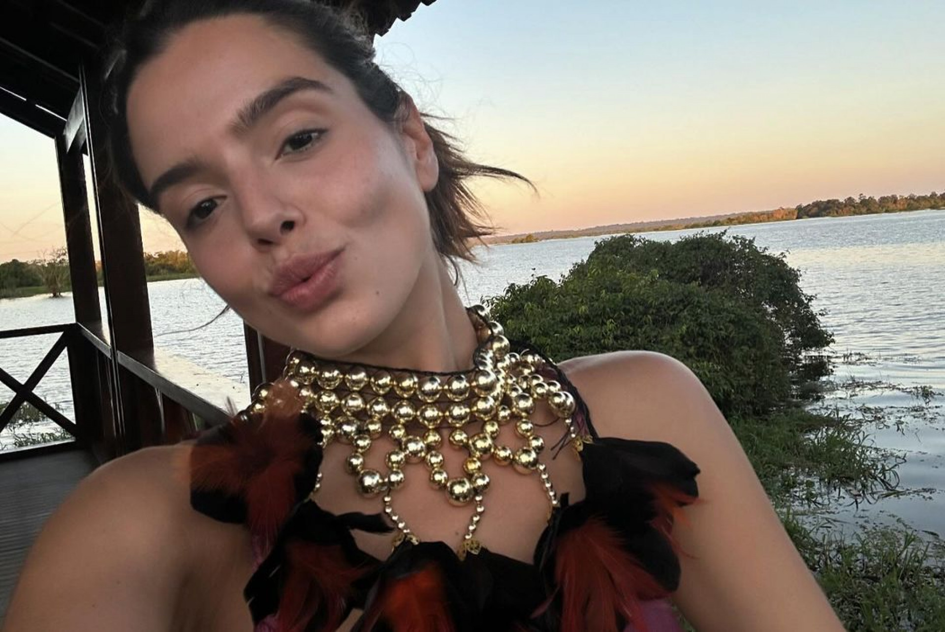 Giovanna Lancellotti compartilha fotos da viagem pela Floresta Amazônica - Reprodução / Instagram