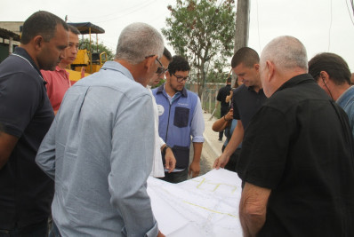 Governo do Estado realiza visita técnica em obras do Jardim Bom Retiro