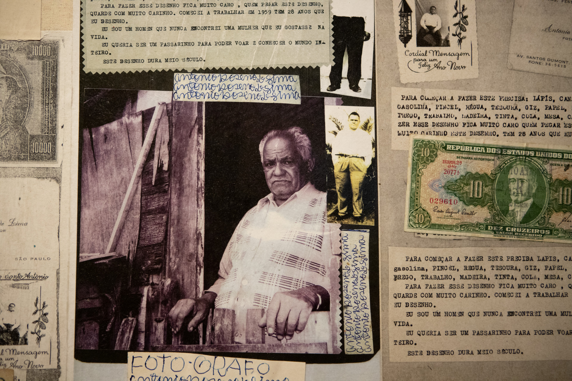 Antônio Roseno de Lima tirou da própria realidade a inspiração para criar obras de arte - Rafael Pereira/Divulgação