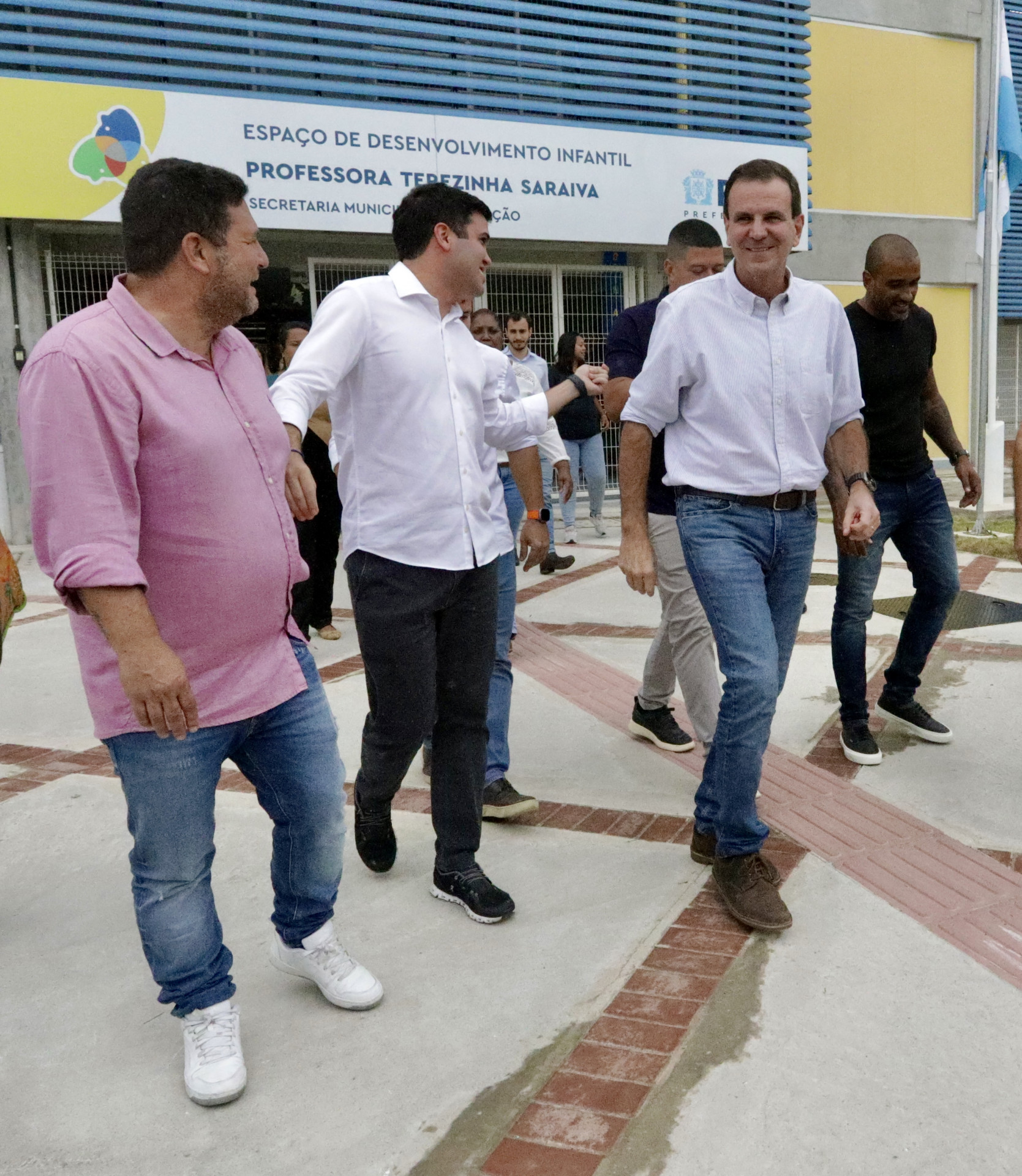 Eduardo Paes visita o Espaço de Desenvolvimento Infantil (EDI) Professora Terezinha Saraiva, em Curicica - Divulgação
