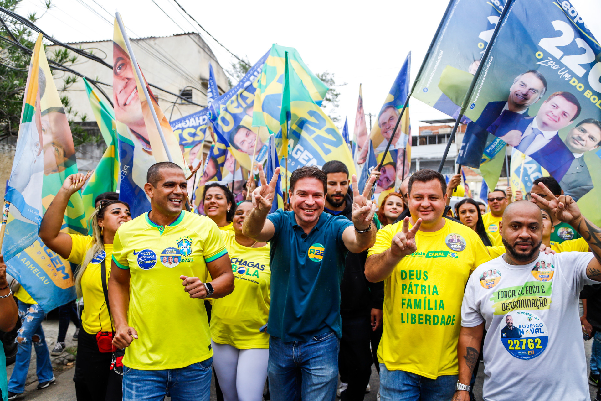 Alexandre Ramagem (PL) cumpre agenda em Jacarepaguá e Curicica, na Zona Oeste do Rio, nesta sexta-feira (6) - Divulgação