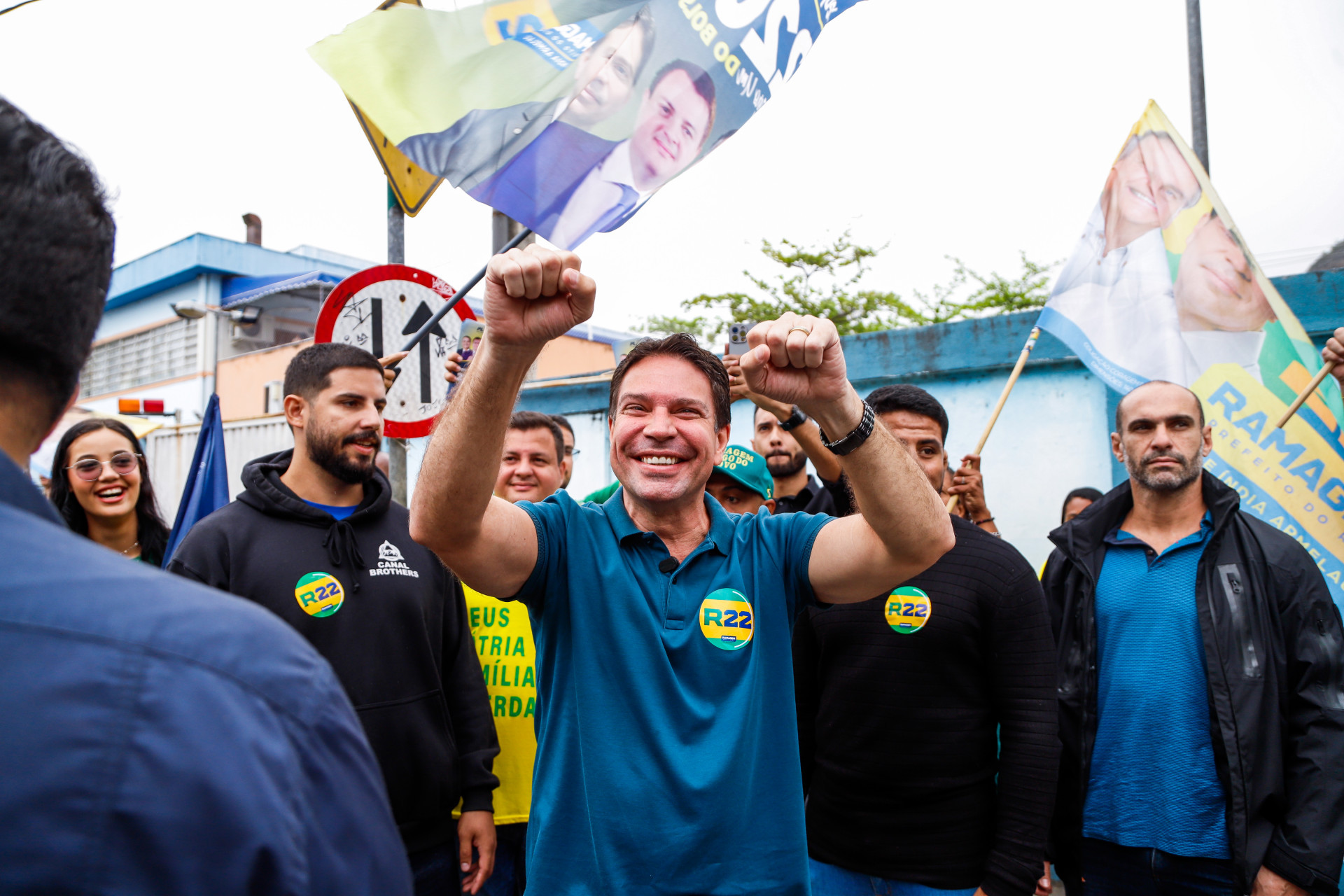 Alexandre Ramagem (PL) cumpre agenda em Jacarepaguá e Curicica, na Zona Oeste do Rio, nesta sexta-feira (6) - Divulgação