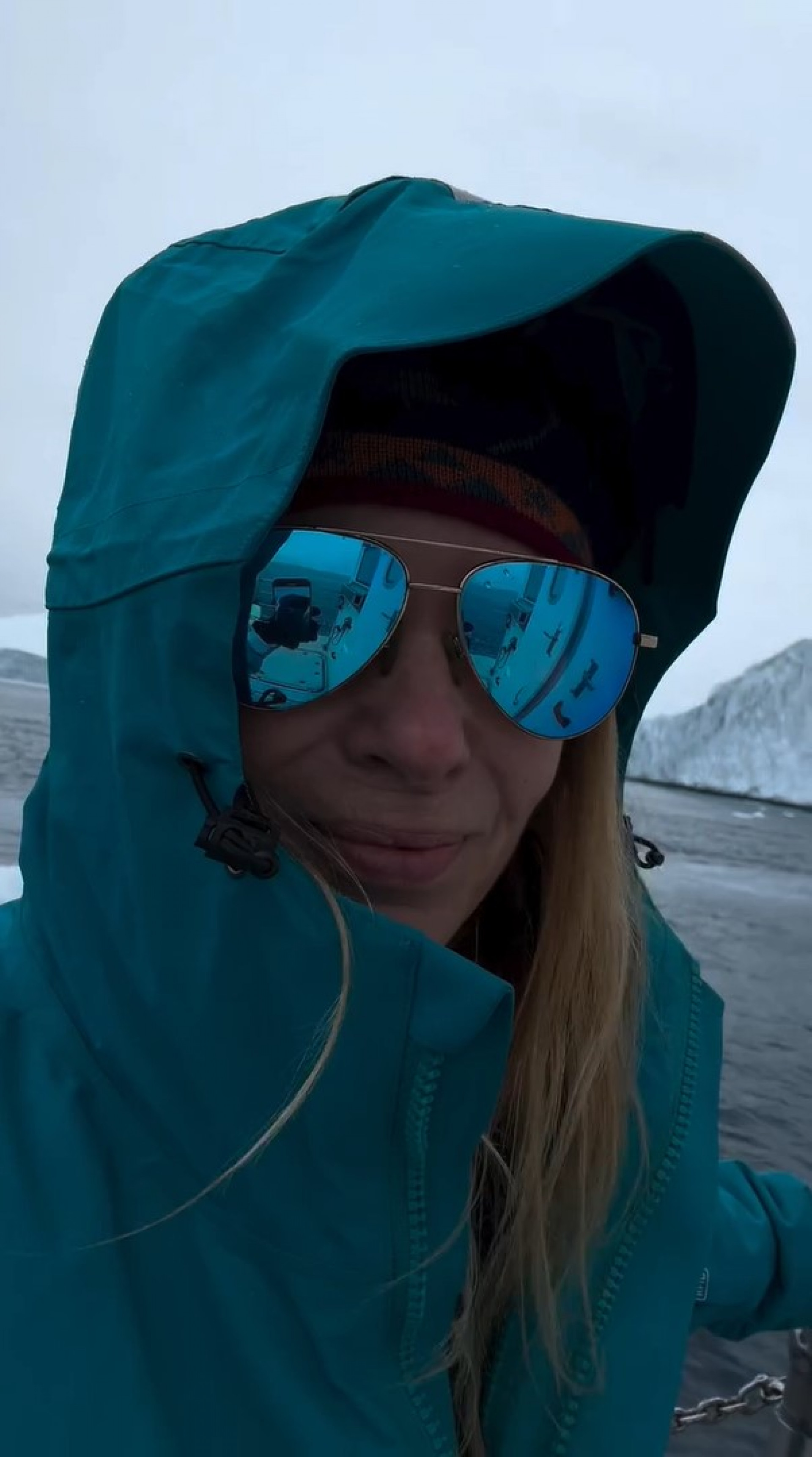 De férias na Groenlândia, Galvão Bueno e Desireé Soares passeiam pelo Círculo Polar Ártico - Reprodução / Instagram