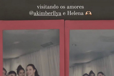 Maisa aproveita feriado para visitar filha de Neymar e Amanda Kimberlly