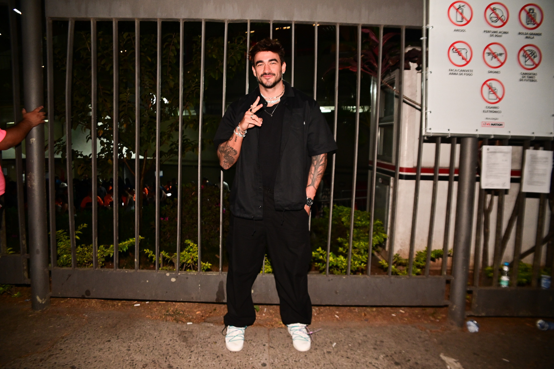 O ex-'BBB' Gui Napolitano marcou presença no show de The Weeknd em SP - Leo Franco/ AgNews