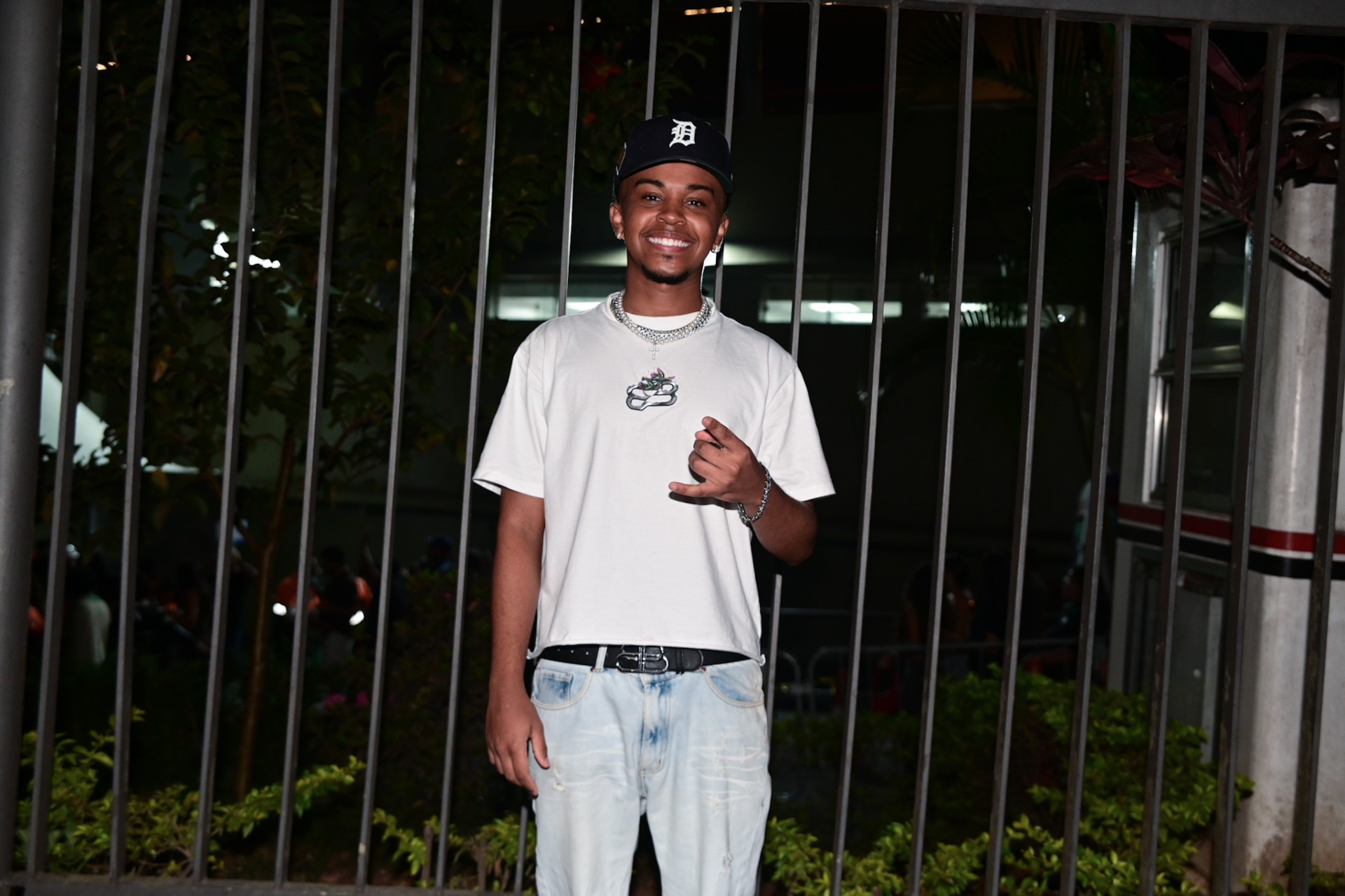 O ator Jean Paulo Campos marcou presença no show de The Weeknd em SP - Leo Franco/ AgNews