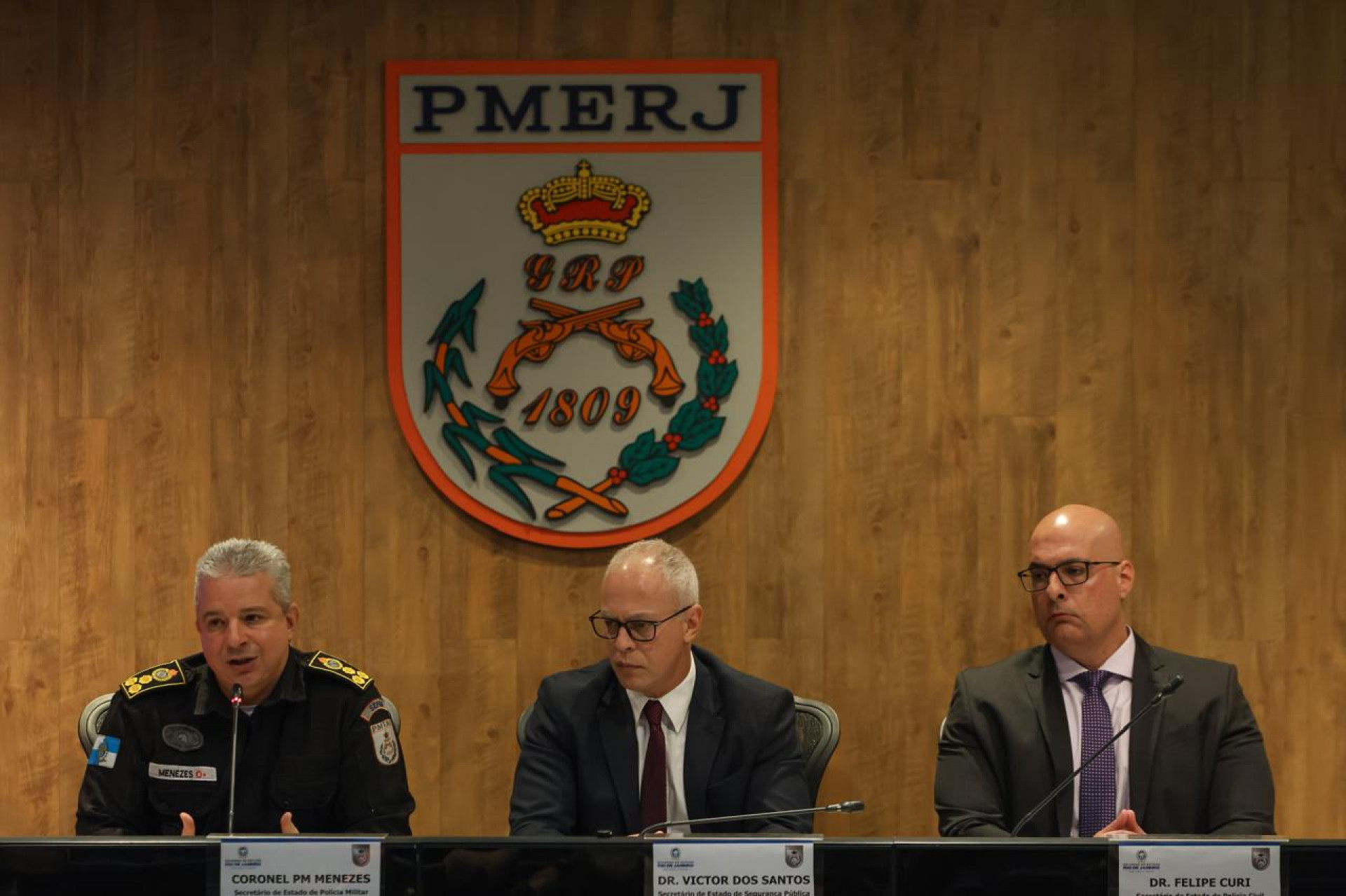 Apresentação do planejamento de segurança para o Rock in Rio no Centro Integrado de Comando e Controle (CICC)
 - Renan Areias/Agência O Dia