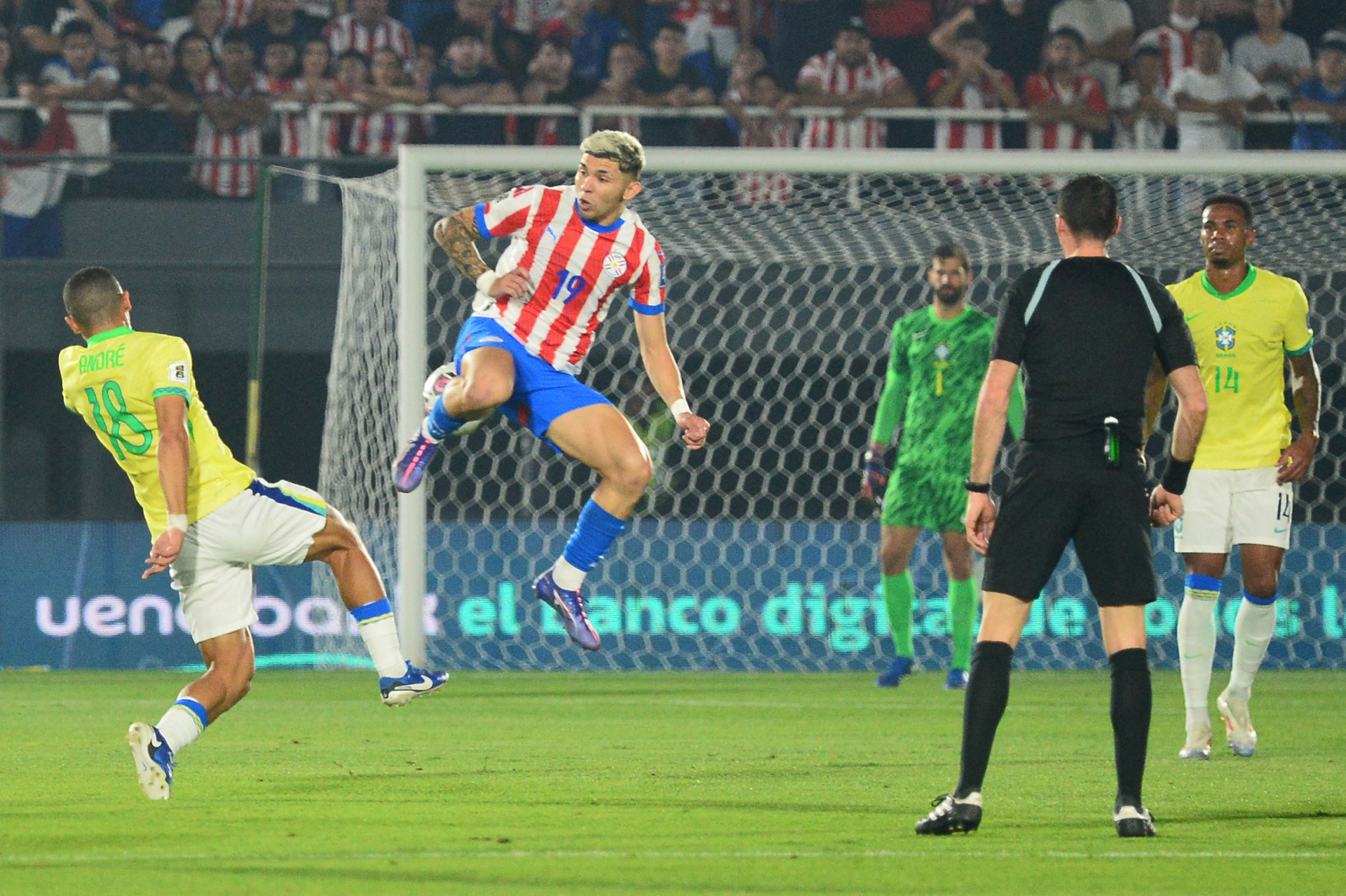 O Paraguai levou a melhor sobre o Brasil em Assun&ccedil;&atilde;o - Daniel Duarte / AFP