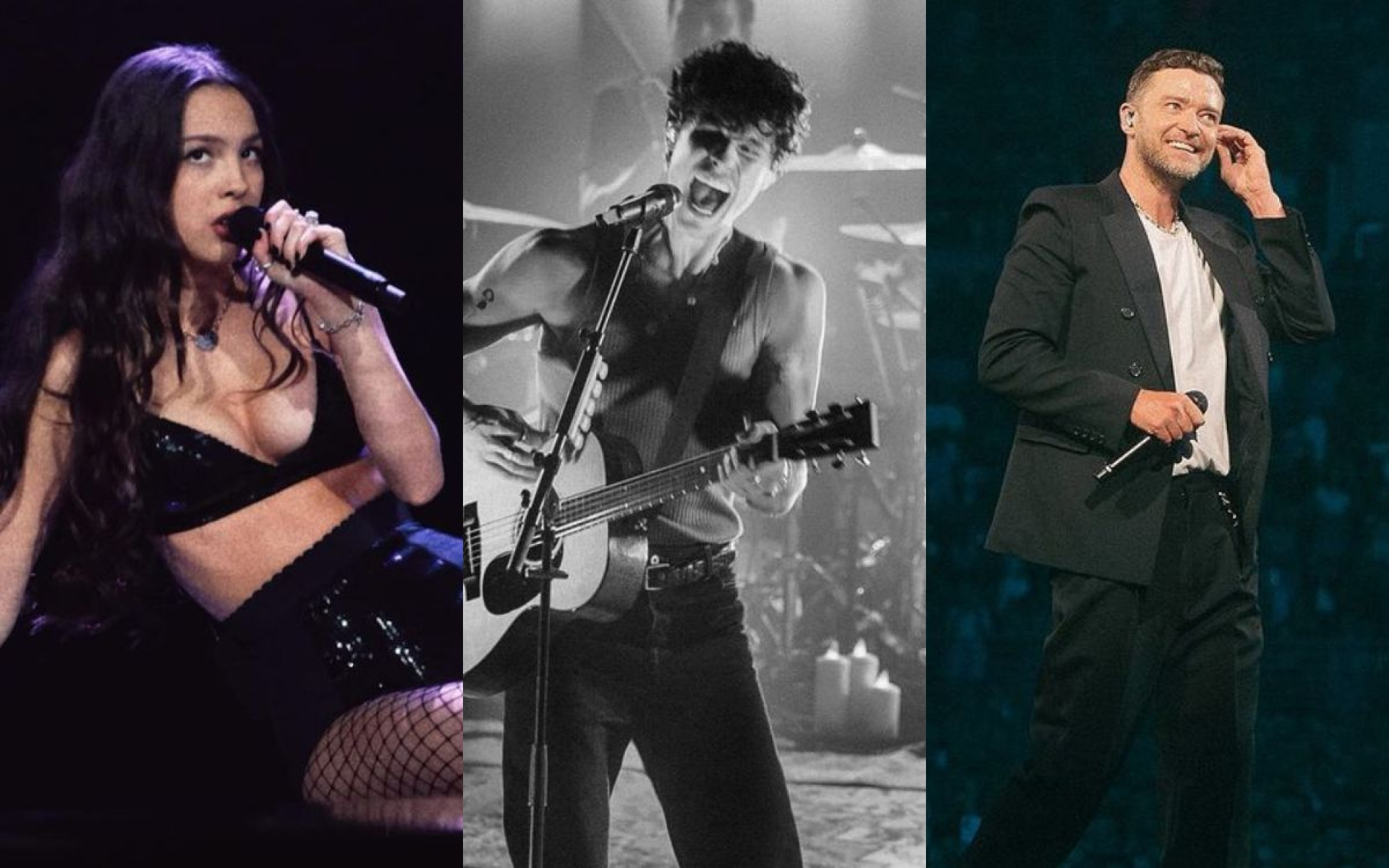 Olivia Rodrigo, Shawn Mendes e Justin Timberlake serão headliners do Lollapalooza 2025 - Reprodução / Instagram