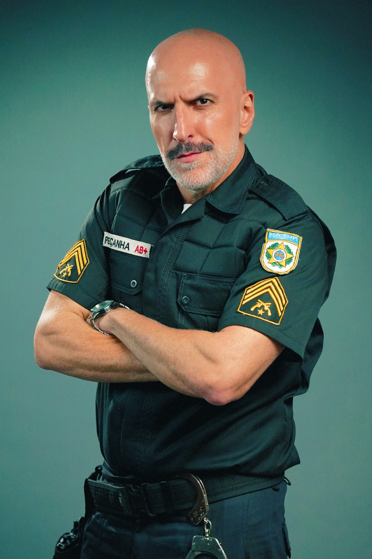 Antonio Tabet interpreta o famoso policial Peçanha no teatro com a peça 'Protocolo de Segurança' - Divulgação