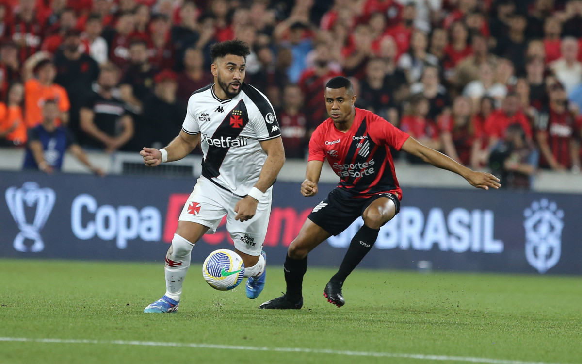 Lance do jogo entre Athletico-PR e Vasco