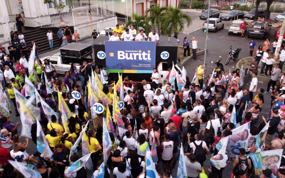 Léo Vieira (Republicanos) apresenta moeda social Buriti em São João de Meriti
