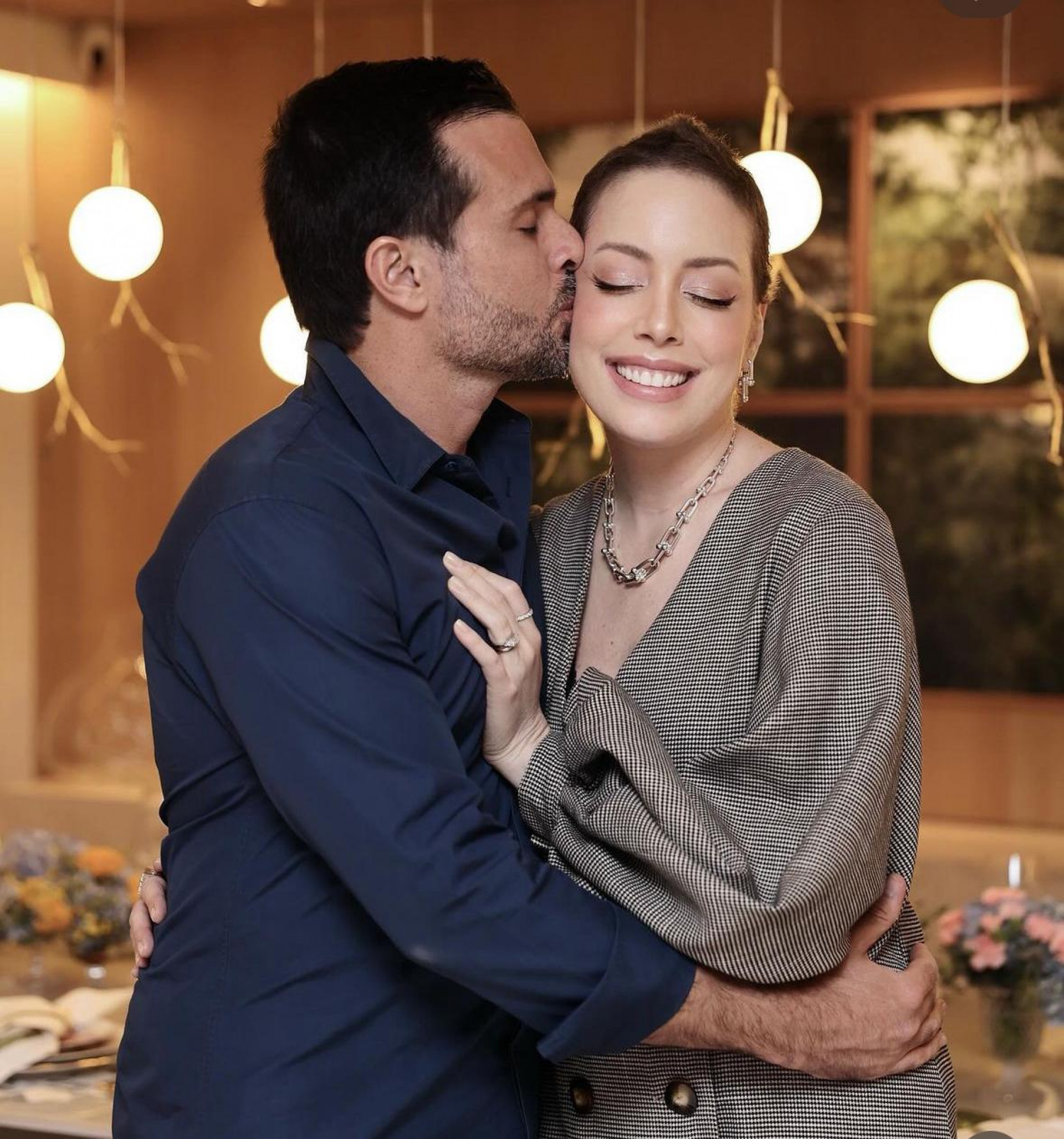 Fabiana Justus e o marido Bruno Levi D'Ancona - Reproduçao / Instagram