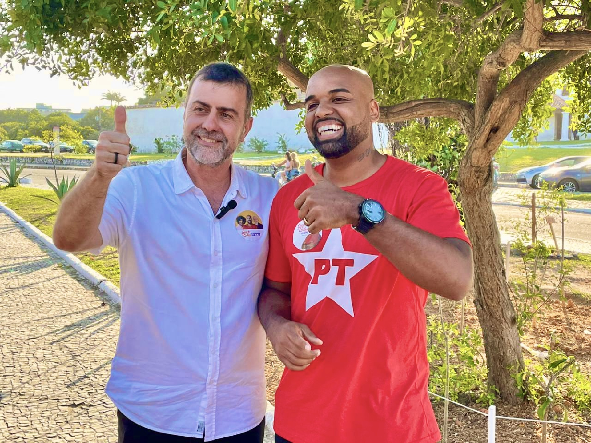 Freixo e Diego Silva  - Rede social 