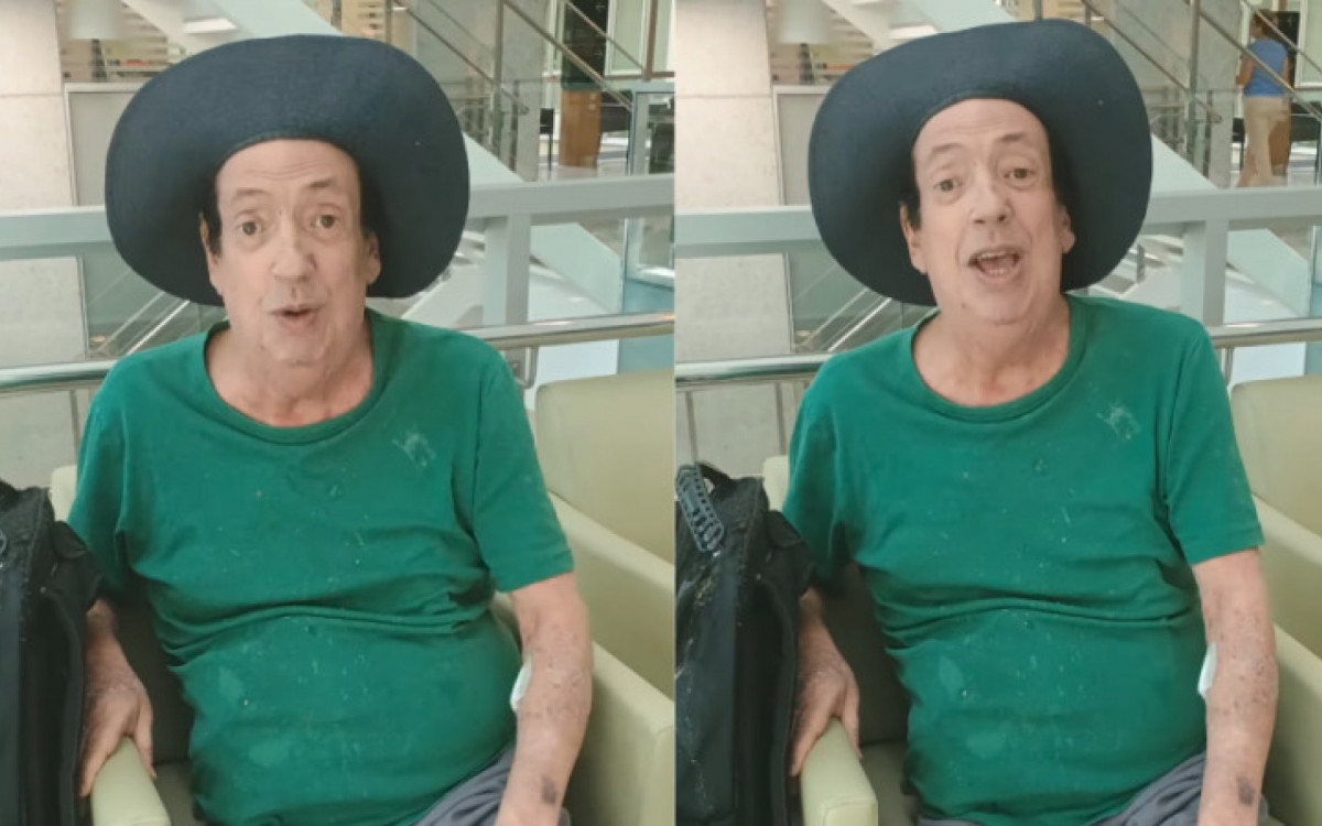 Marcos Oliveira, o Beiçola, deixa hospital após receber alta