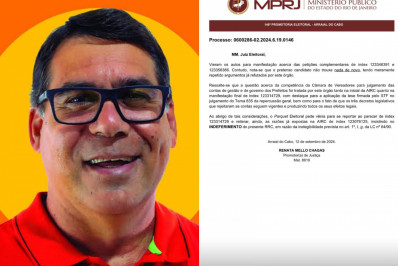 MPE reitera pedido de indeferimento de Andinho em Arraial do Cabo