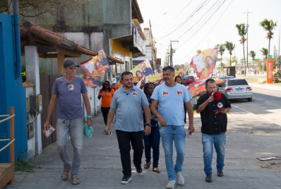 Rafael Peçanha faz corpo a corpo no segundo distrito de Cabo Frio