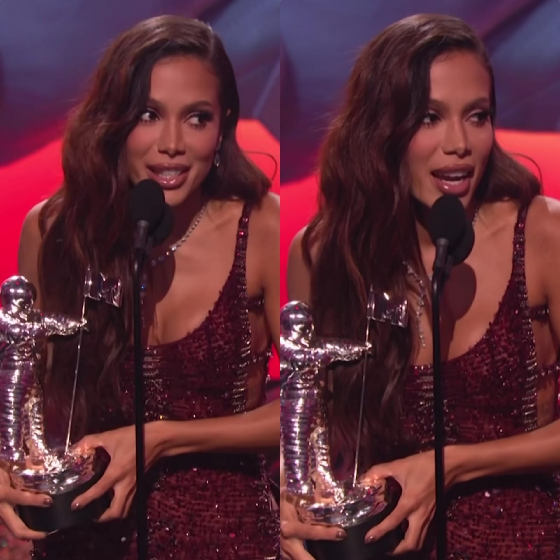 Anitta vence 'Melhor Clipe de Música Latina' no VMA 2024 com 'Mil Veces' - Reprodução de vídeo / Instagram