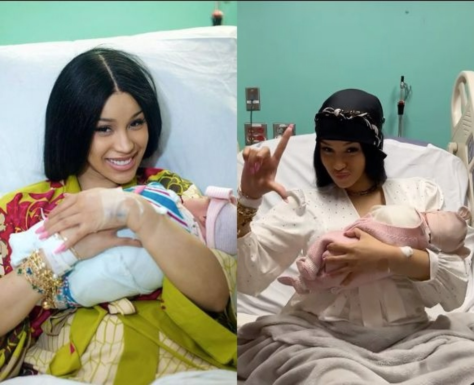 Cardi B tem terceira filha com o rapper Offset ap&oacute;s div&oacute;rcio do casal - Reprodu&ccedil;&atilde;o / Instagram