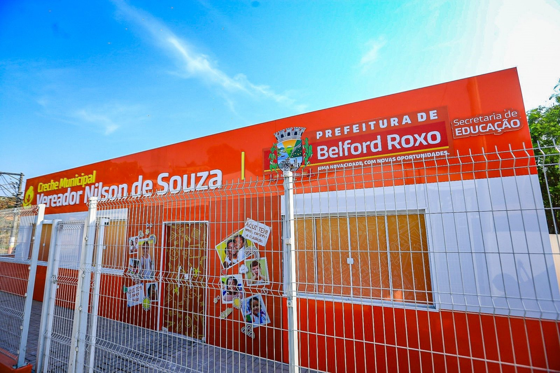 Belford Roxo: Prefeito Waguinho inaugura Creche Municipal Vereador Nilson de Souza no Vale das Mangueiras
