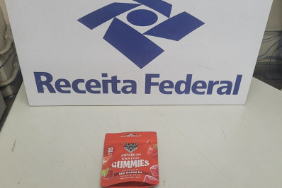 Receita Federal apreende opioide sintético em balas de goma no Galeão