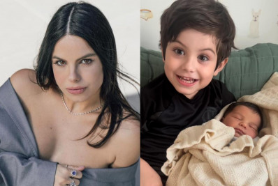 Sthefany Brito mostra primogênito conhecendo o irmão, Vicenzo: 'Desejei muito esse momento'