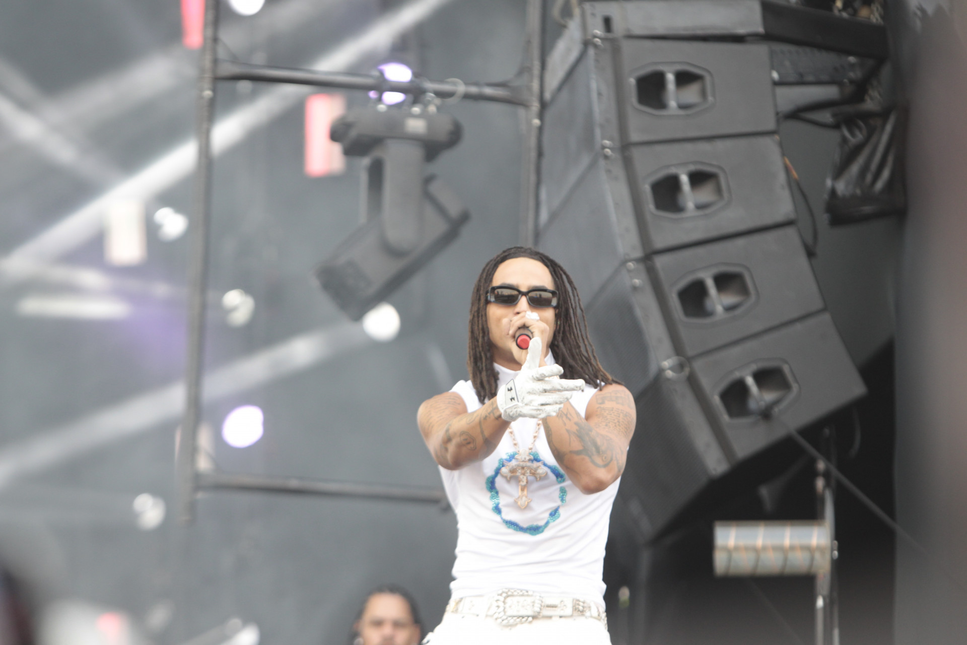 Matu&ecirc; colocou o p&uacute;blico para pular na abertura do Palco Mundo - Reginaldo Pimenta / Agencia O Dia