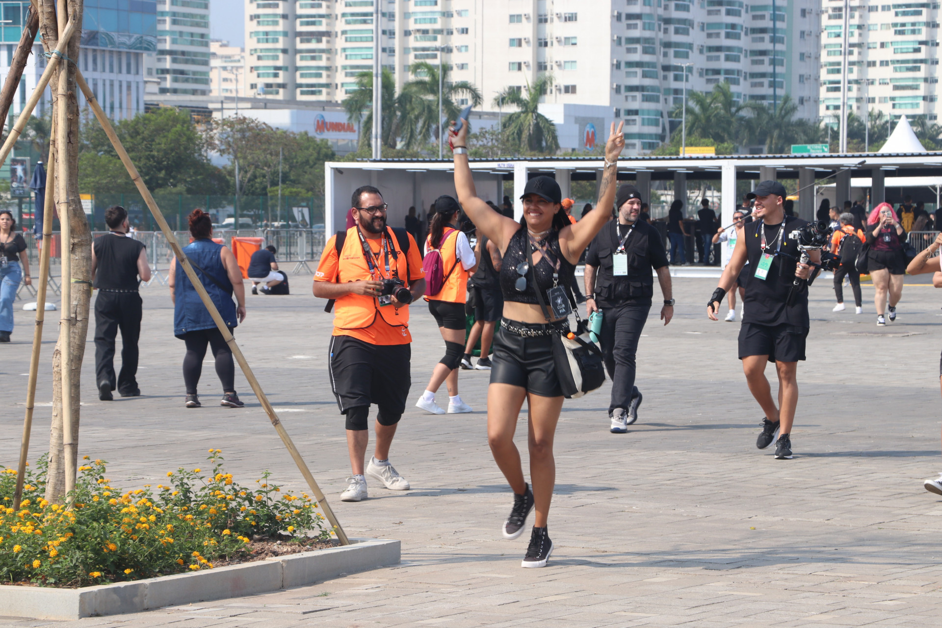 Público começa a entrar na Cidade do Rock - Rogério Fidalgo / AgNews 