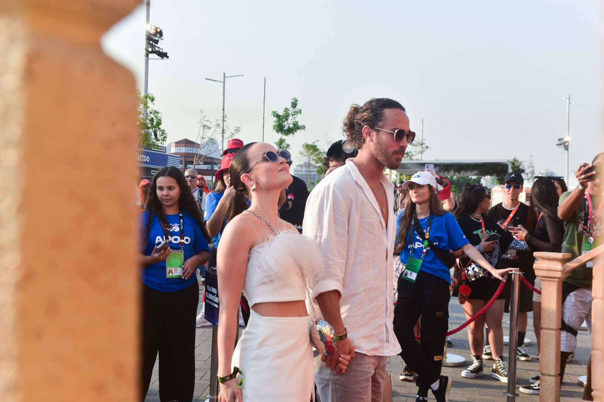 Larissa Manoela renova votos de casamento com André Luiz Frambach no Rock in Rio - Natália Rampinelli / AgNews