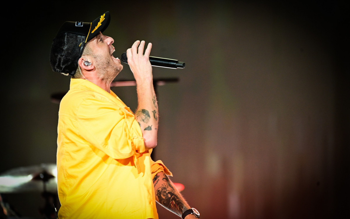 Rock In Rio 2024: OneRepublic durante apresentação no palco mundo