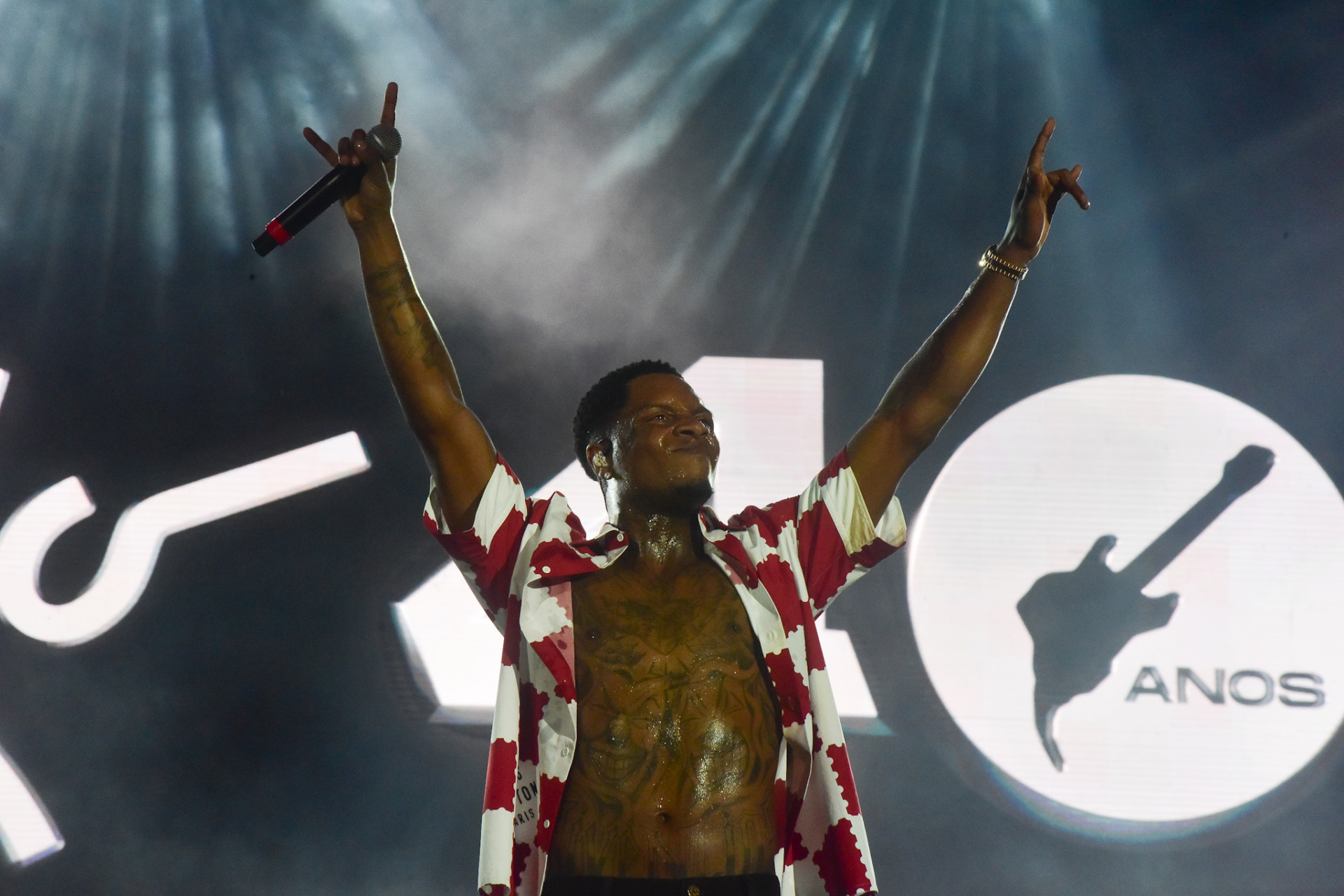 Veigh e KayBlack transformaram o Palco Sunset em um 'ringue' - Natália Rampinelli/ AgNews