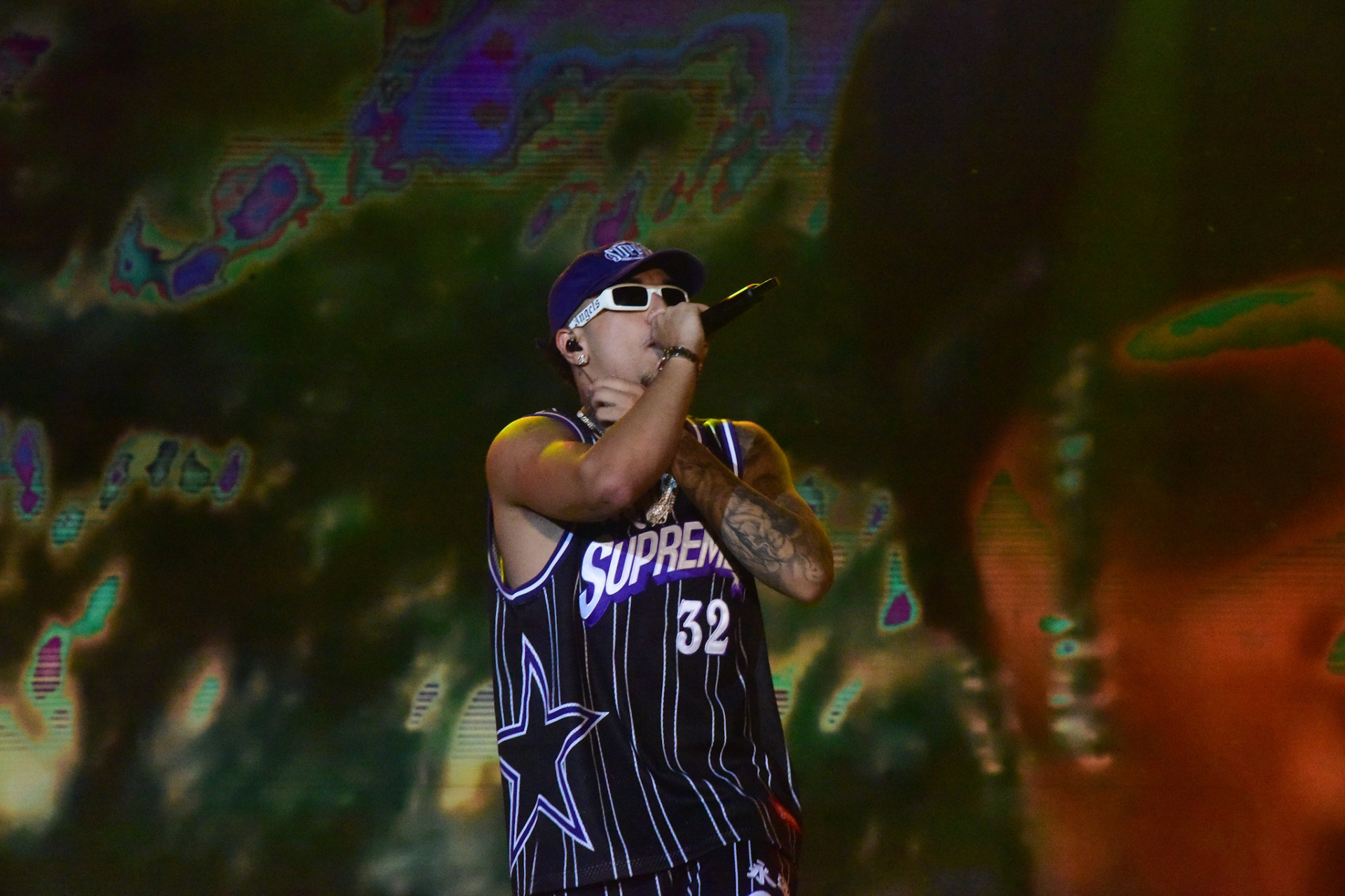 Veigh e KayBlack transformaram o Palco Sunset em um 'ringue' - Natália Rampinelli/ AgNews