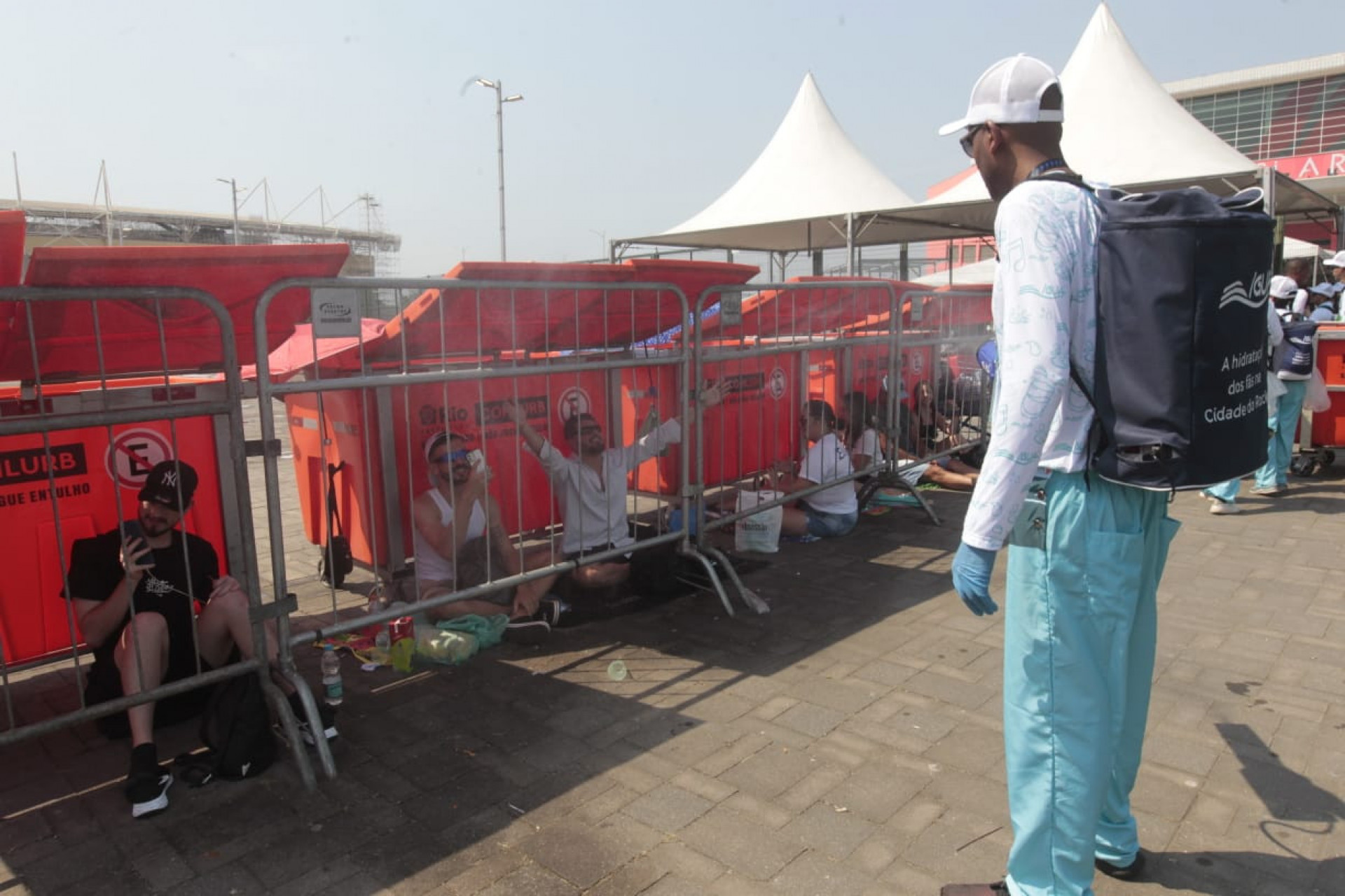 Fila para o segundo dia de Rock in Rio começaram a se formar desde as primeiras horas - Reginaldo Pimenta / Agência O Dia